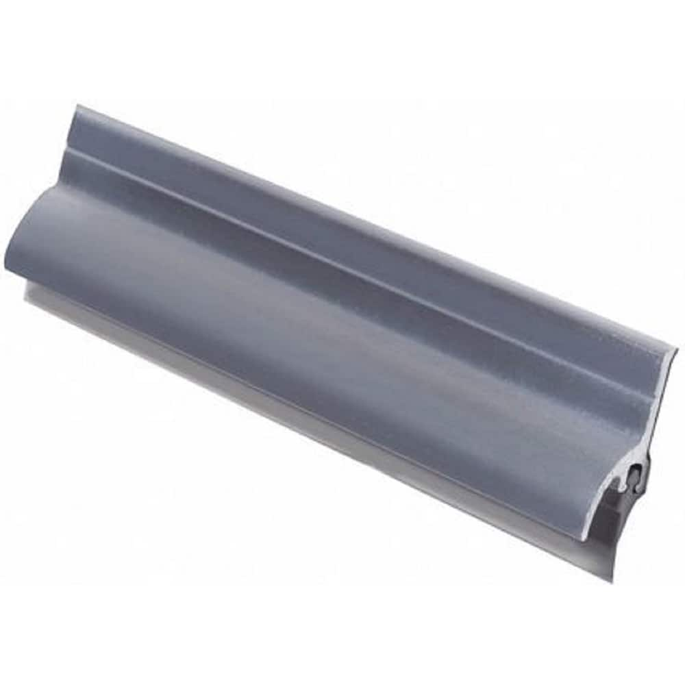 Pemko - Sweeps & Seals; Type: Door Bottom Sweep with Rain Drip ; Width (Inch): 1/2 ; Finish/Coating: Mill Finish Aluminum ; Material: 6063-T6 Extruded Tempered Aluminum ; Back Strip Brush Width (Inch): 1.5 ; Bristle Length (Inch): 1.0000 - Exact Industrial Supply