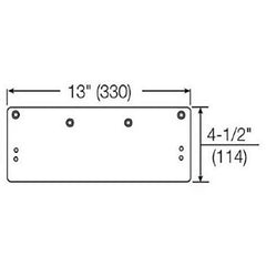 Yale - Door Closer Accessories; For Use With: 3000 Series Door Closers - Exact Industrial Supply