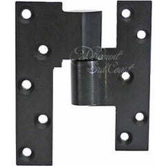 Rixson - Pivot Hinges; Finish/Coating: Oil Rubbed Bronze ; Material: Brass ; Type: Intermediate Regular Pivot ; Hand: Right Hand ; Leaf Height: 5 (Inch); Length (Inch): 4-1/4 - Exact Industrial Supply