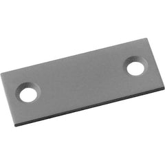 Rockwood - Filler Plates; Type: Door Edge Filler Plate ; Length (Inch): 2-1/4 ; Width (Inch): 1-1/8 ; Material: Steel ; Finish/Coating: Prime Coated - Exact Industrial Supply