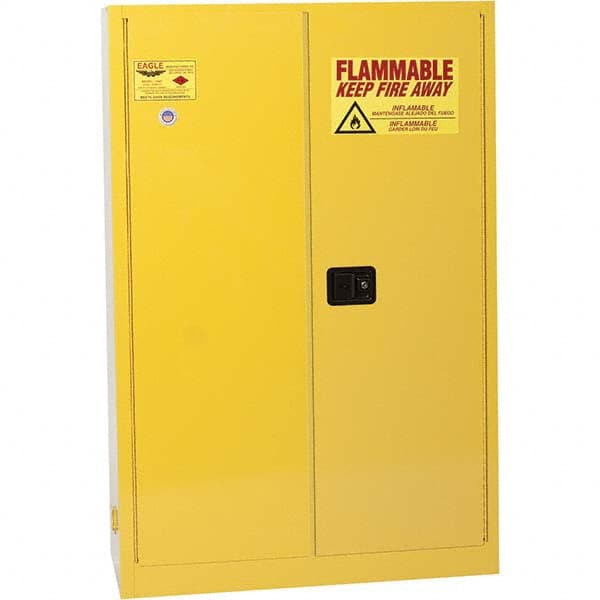 Eagle - Safety Cabinets Hazardous Chemical Type: Flammable and Combustible Liquids Color: Yellow - All Tool & Supply