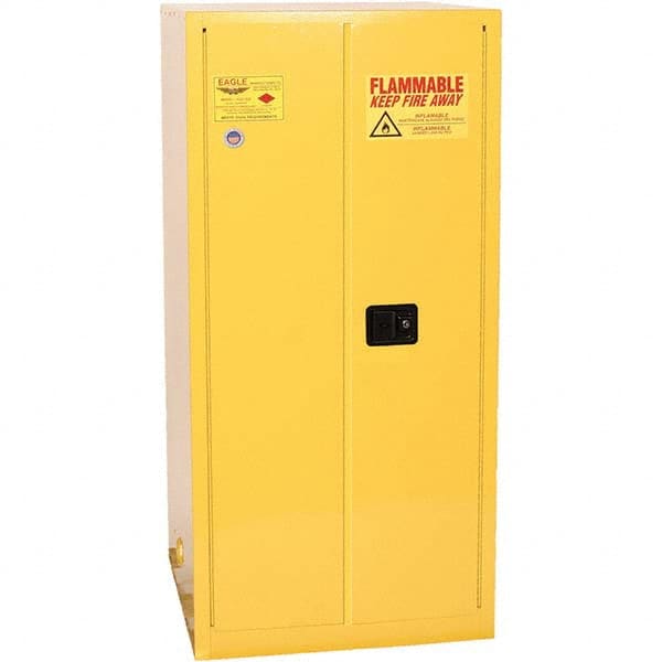 Eagle - Safety Cabinets Hazardous Chemical Type: Flammable and Combustible Liquids Color: Yellow - All Tool & Supply