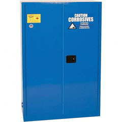 Eagle - Safety Cabinets Hazardous Chemical Type: Corrosive Chemicals Color: Royal Blue - All Tool & Supply