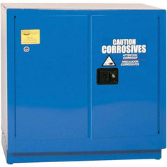 Eagle - Safety Cabinets Hazardous Chemical Type: Corrosive Chemicals Color: Royal Blue - All Tool & Supply