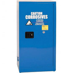 Eagle - Safety Cabinets Hazardous Chemical Type: Corrosive Chemicals Color: Royal Blue - All Tool & Supply