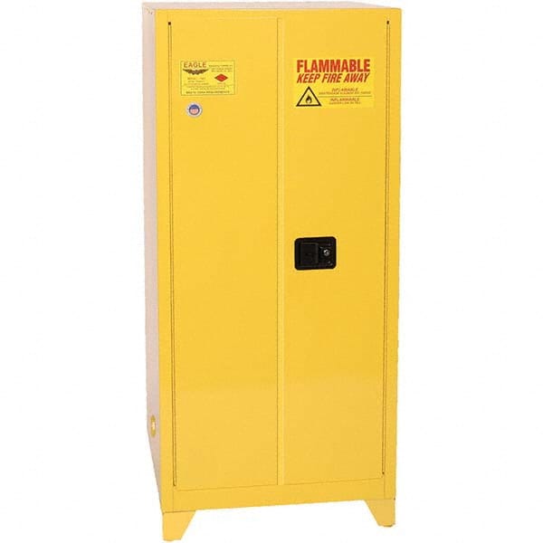 Eagle - Safety Cabinets Hazardous Chemical Type: Flammable and Combustible Liquids Color: Yellow - All Tool & Supply