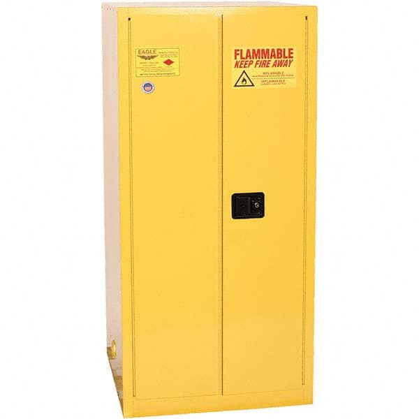 Eagle - Safety Cabinets Hazardous Chemical Type: Flammable and Combustible Liquids Color: Yellow - All Tool & Supply