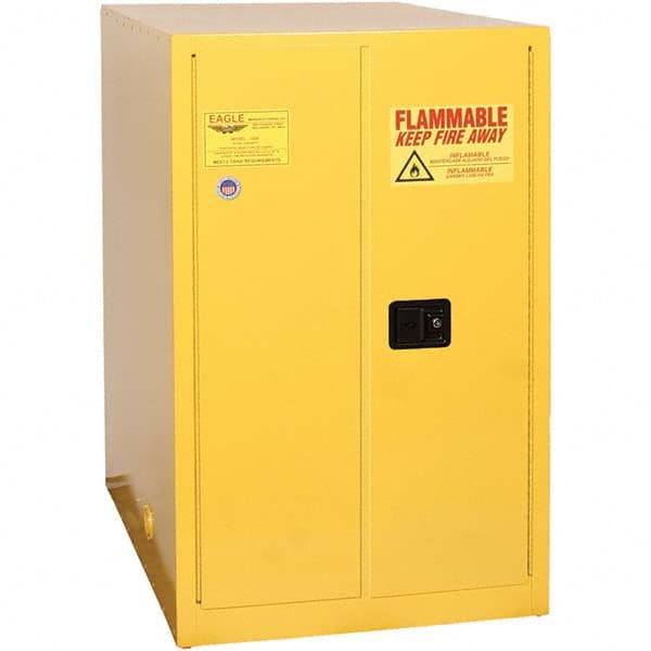 Eagle - Safety Cabinets Hazardous Chemical Type: Flammable and Combustible Liquids Color: Yellow - All Tool & Supply