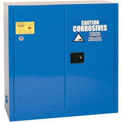 Eagle - Safety Cabinets Hazardous Chemical Type: Corrosive Chemicals Color: Royal Blue - All Tool & Supply