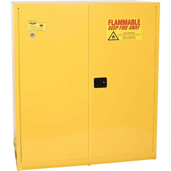 Eagle - Safety Cabinets Hazardous Chemical Type: Flammable and Combustible Liquids Color: Yellow - All Tool & Supply