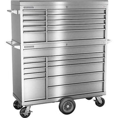 Champion Tool Storage - Tool Storage Combos & Systems Type: Top Chest/Roller Cabinet Combo with Maintenance Cart Drawers Range: 16 Drawers or More - All Tool & Supply