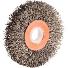 2″ Diameter-1/2″-3/8″ Arbor Hole - Copper Center Stainless Straight Wheel - All Tool & Supply