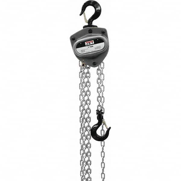 Jet - 4,000 Lb Capacity, 40' Lift Height, Manual Chain Hoist - All Tool & Supply