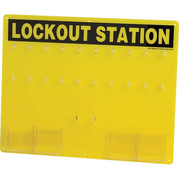 Brady - Empty Acrylic Lockout Device Station - All Tool & Supply