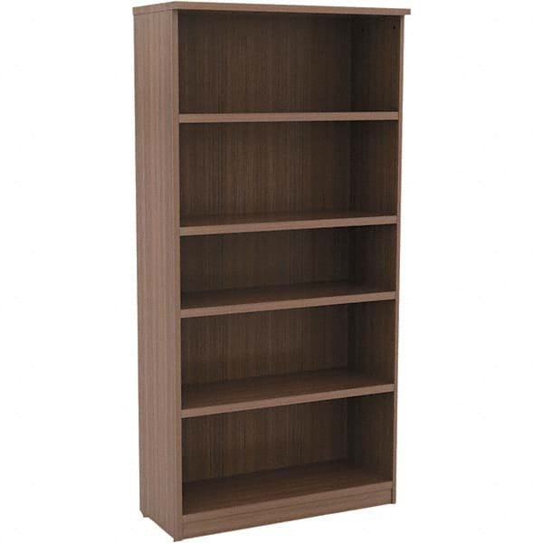 ALERA - Bookcases Height (Inch): 65 Color: Walnut - All Tool & Supply