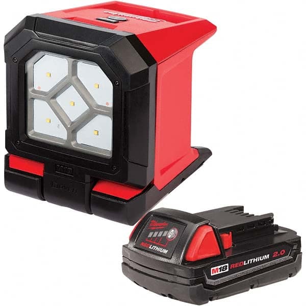 Milwaukee Tool - Cordless Work Lights Voltage: 18 Run Time: Up to 20 hours - All Tool & Supply