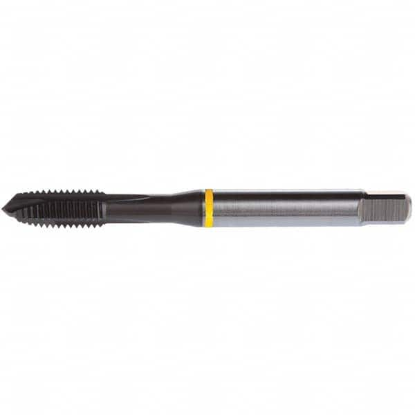 Spiral Point Tap: 7/16-20, UNF, 3 Flutes, Plug, 2B, TiAlN Top Finish 0.787″ Thread Length, 3.937″ OAL, Right Hand, H5, Series E909