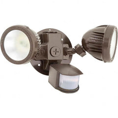 Hubbell Lighting - Motion Sensing Light Fixtures Detection Angle: 180 Number of Heads: 2 - All Tool & Supply