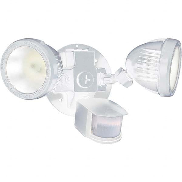 Hubbell Lighting - Motion Sensing Light Fixtures Detection Angle: 180 Number of Heads: 2 - All Tool & Supply