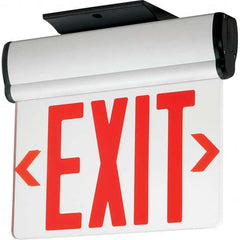 Hubbell Lighting - Illuminated Exit Signs Number of Faces: 1 Letter Color: Red - All Tool & Supply