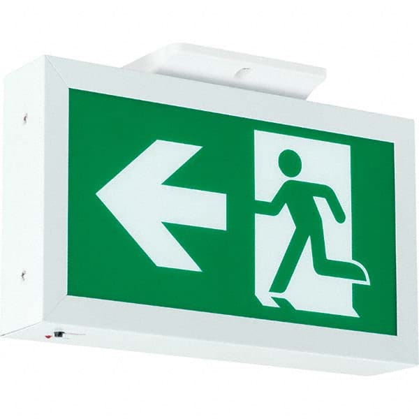 Hubbell Lighting - Illuminated Exit Signs Number of Faces: 1 Letter Color: Green - All Tool & Supply