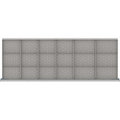 LISTA - 18-Compartment Drawer Divider Layout for 3.15" High Drawers - All Tool & Supply