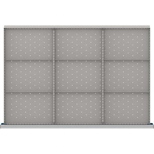 LISTA - 9-Compartment Drawer Divider Layout for 3.15" High Drawers - All Tool & Supply