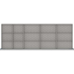 LISTA - 15-Compartment Drawer Divider Layout for 3.15" High Drawers - All Tool & Supply