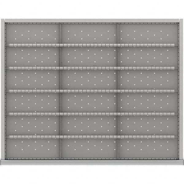 LISTA - 18-Compartment Drawer Divider Layout for 3.15" High Drawers - All Tool & Supply