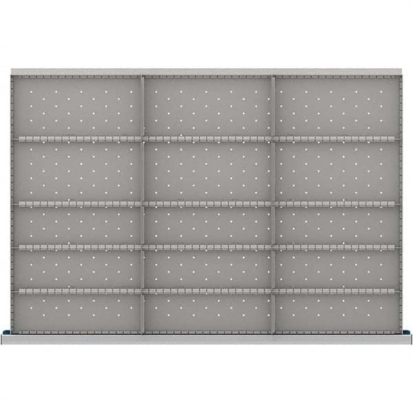 LISTA - 15-Compartment Drawer Divider Layout for 3.15" High Drawers - All Tool & Supply