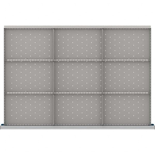 LISTA - 9-Compartment Drawer Divider Layout for 3.15" High Drawers - All Tool & Supply