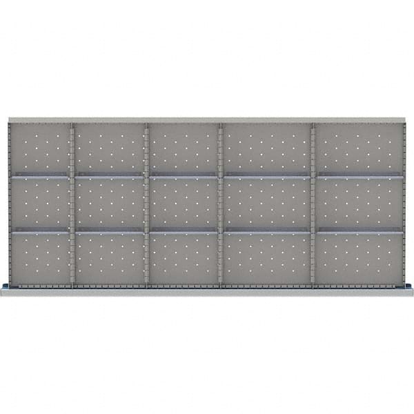 LISTA - 15-Compartment Drawer Divider Layout for 3.15" High Drawers - All Tool & Supply