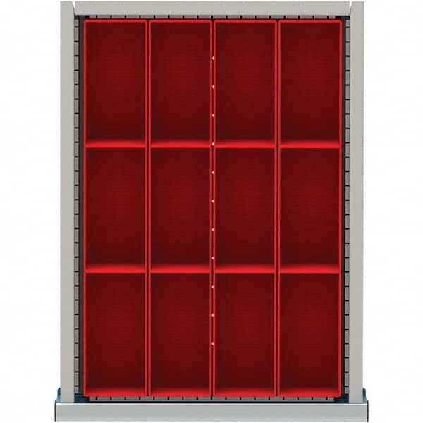 LISTA - 12-Compartment Drawer Divider Layout for 3.15" High Drawers - All Tool & Supply