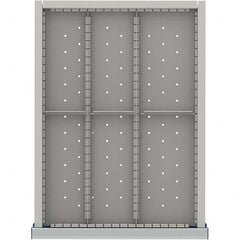 LISTA - 6-Compartment Drawer Divider Layout for 3.15" High Drawers - All Tool & Supply