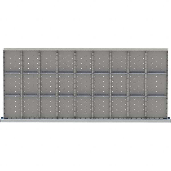 LISTA - 27-Compartment Drawer Divider Layout for 3.15" High Drawers - All Tool & Supply