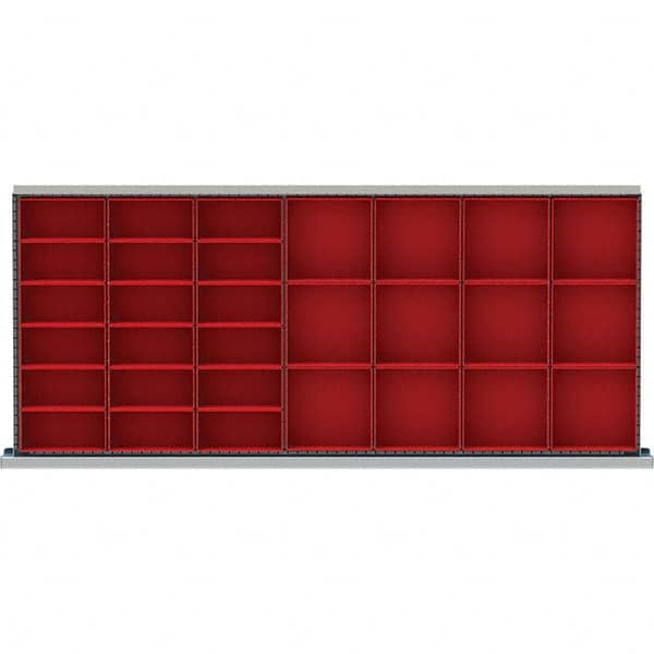 LISTA - 30-Compartment Drawer Divider Layout for 3.15" High Drawers - All Tool & Supply