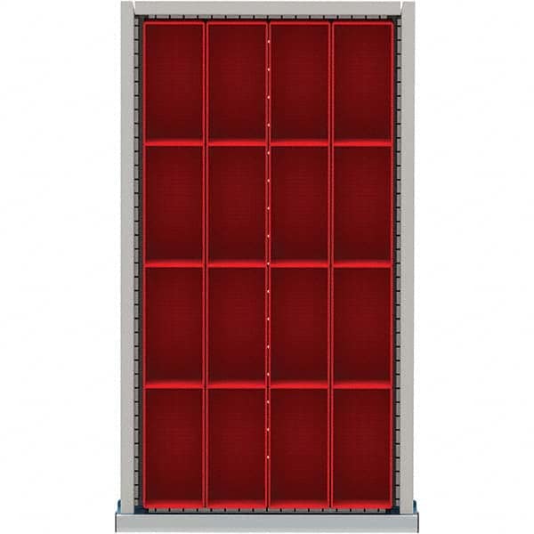 LISTA - 16-Compartment Drawer Divider Layout for 3.15" High Drawers - All Tool & Supply