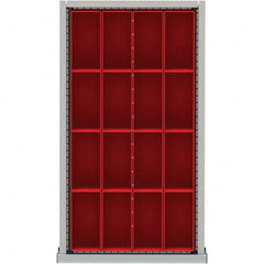 LISTA - 16-Compartment Drawer Divider Layout for 3.15" High Drawers - All Tool & Supply