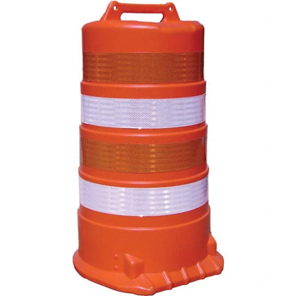 VizCon - Traffic Barrels, Delineators & Posts Type: Channelizer Drum Material: Plastic - All Tool & Supply