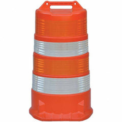 VizCon - Traffic Barrels, Delineators & Posts Type: Channelizer Drum Material: Plastic - All Tool & Supply