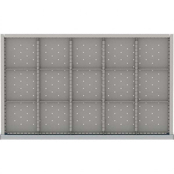 LISTA - 15-Compartment Drawer Divider Layout for 3.15" High Drawers - All Tool & Supply