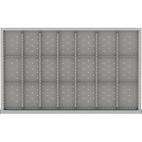 LISTA - 21-Compartment Drawer Divider Layout for 3.15" High Drawers - All Tool & Supply