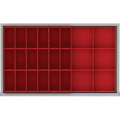 LISTA - 24-Compartment Drawer Divider Layout for 3.15" High Drawers - All Tool & Supply