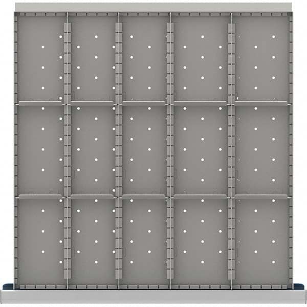 LISTA - 15-Compartment Drawer Divider Layout for 3.15" High Drawers - All Tool & Supply