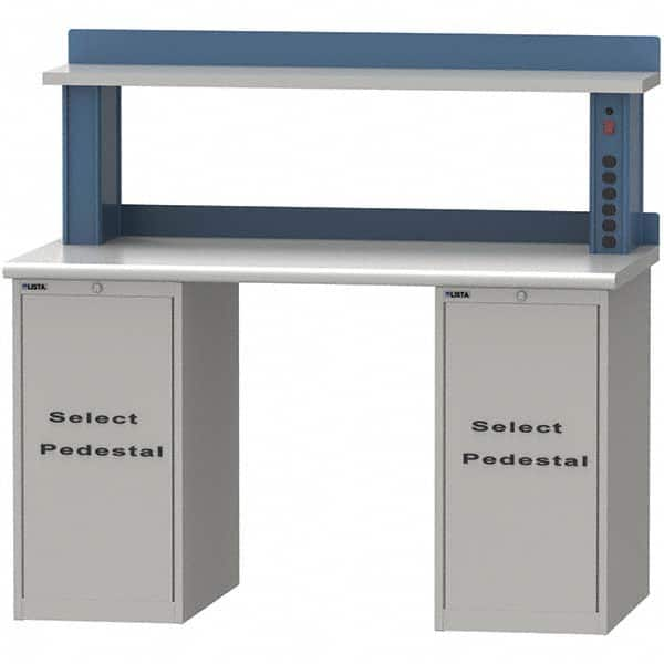 LISTA - Stationary Work Benches, Tables Type: Workstation Top Material: Plastic Laminate - All Tool & Supply