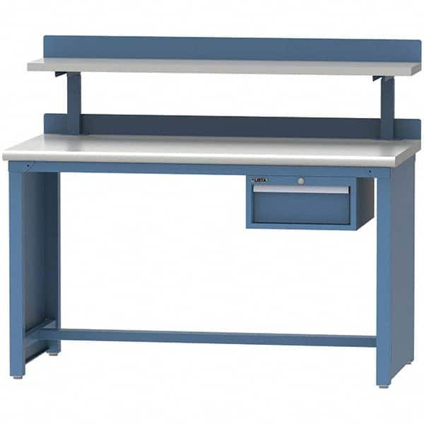 LISTA - Stationary Work Benches, Tables Type: Workstation Top Material: Plastic Laminate - All Tool & Supply