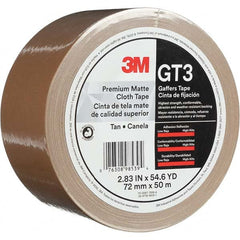 3M - 50m x 72mm x 11 mil Tan Cotton Cloth Gaffers Tape - All Tool & Supply