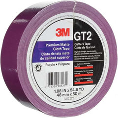 3M - 50m x 48mm x 11 mil Purple Cotton Cloth Gaffers Tape - All Tool & Supply