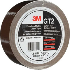 3M - 50m x 48mm x 11 mil Brown Cotton Cloth Gaffers Tape - All Tool & Supply