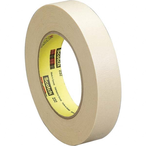 3M - 3/4" Wide x 60 Yd Long x 6.3 mil Tan Crepe Paper Masking Tape - All Tool & Supply